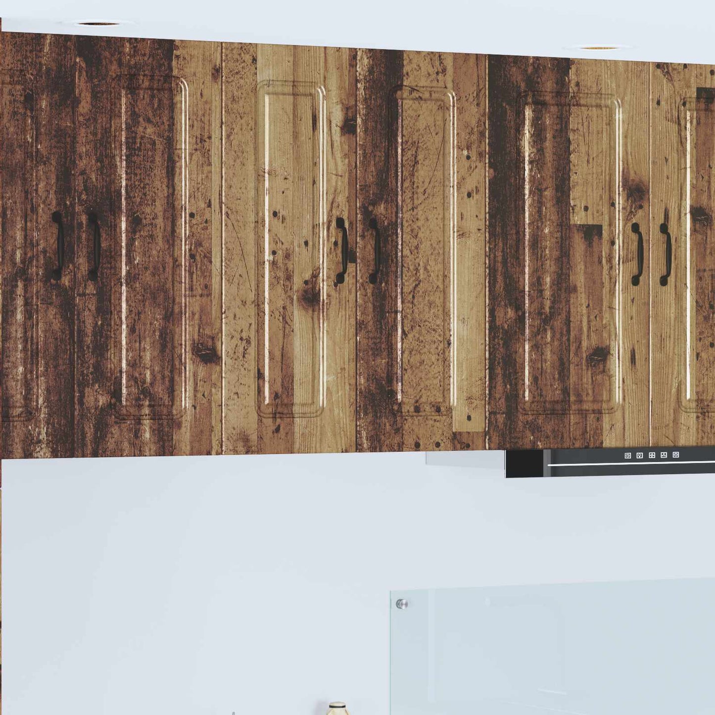 Keukenkast Kalmar Oudhout 60 x 31 x 80 cm Bewerkt hout is nu te koop bij PeponiXL, paradijselijk wonen!