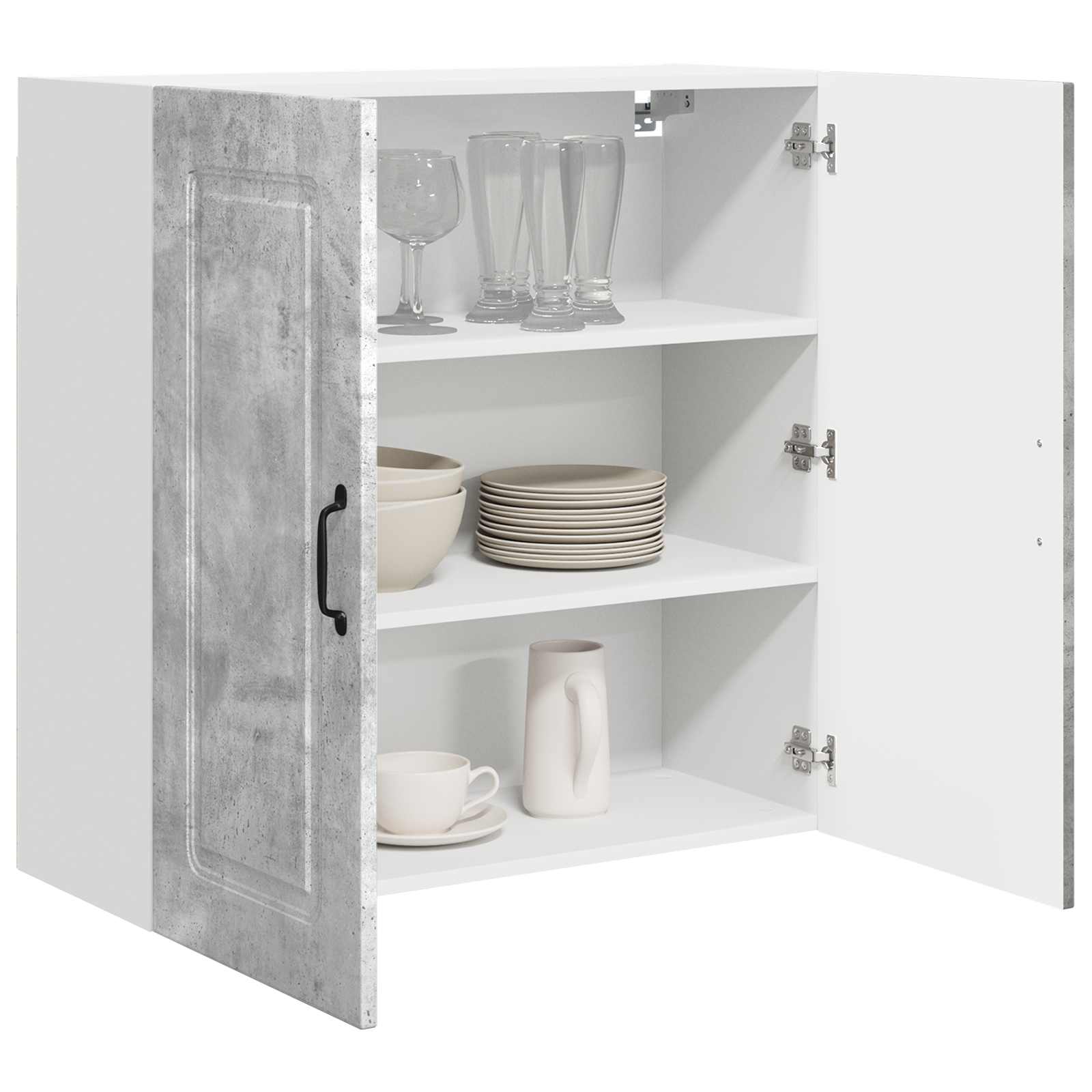 Vaatwasserpaneel met opslag Kalmar Beton Grijs 80 x 31 x 80 cm is nu te koop bij PeponiXL, paradijselijk wonen!