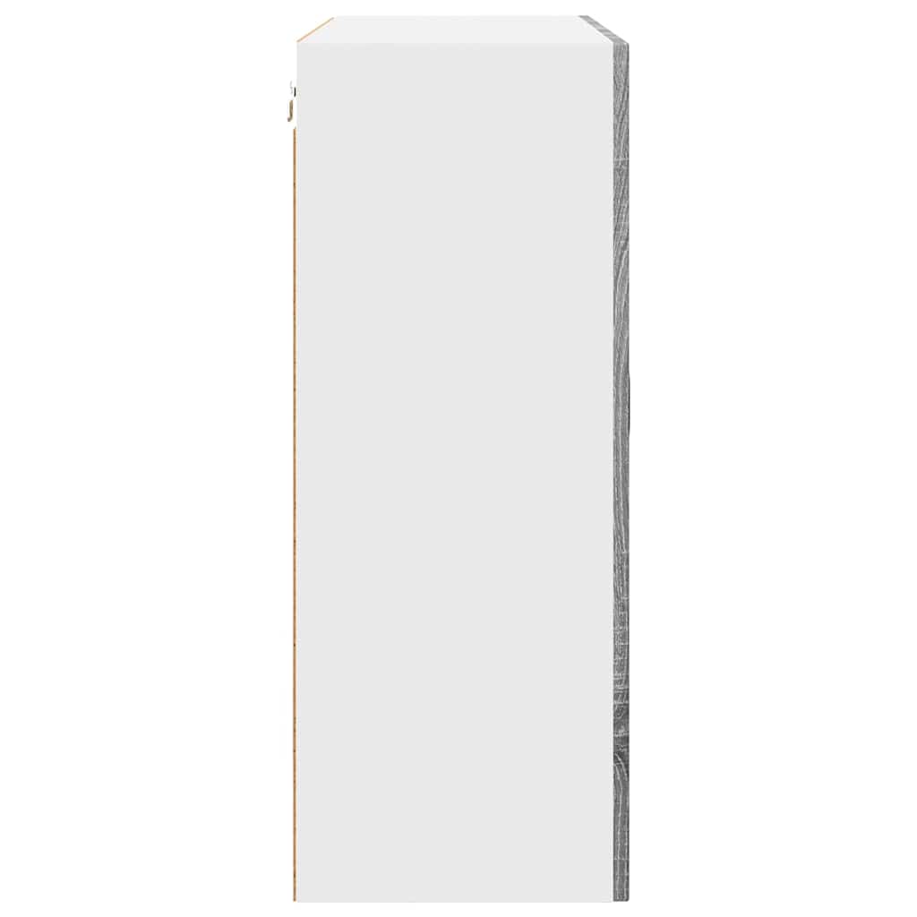 Keukenkast Kalmar Grijs Sonoma 80 x 31 x 80 cm Bewerkt hout is nu te koop bij PeponiXL, paradijselijk wonen!