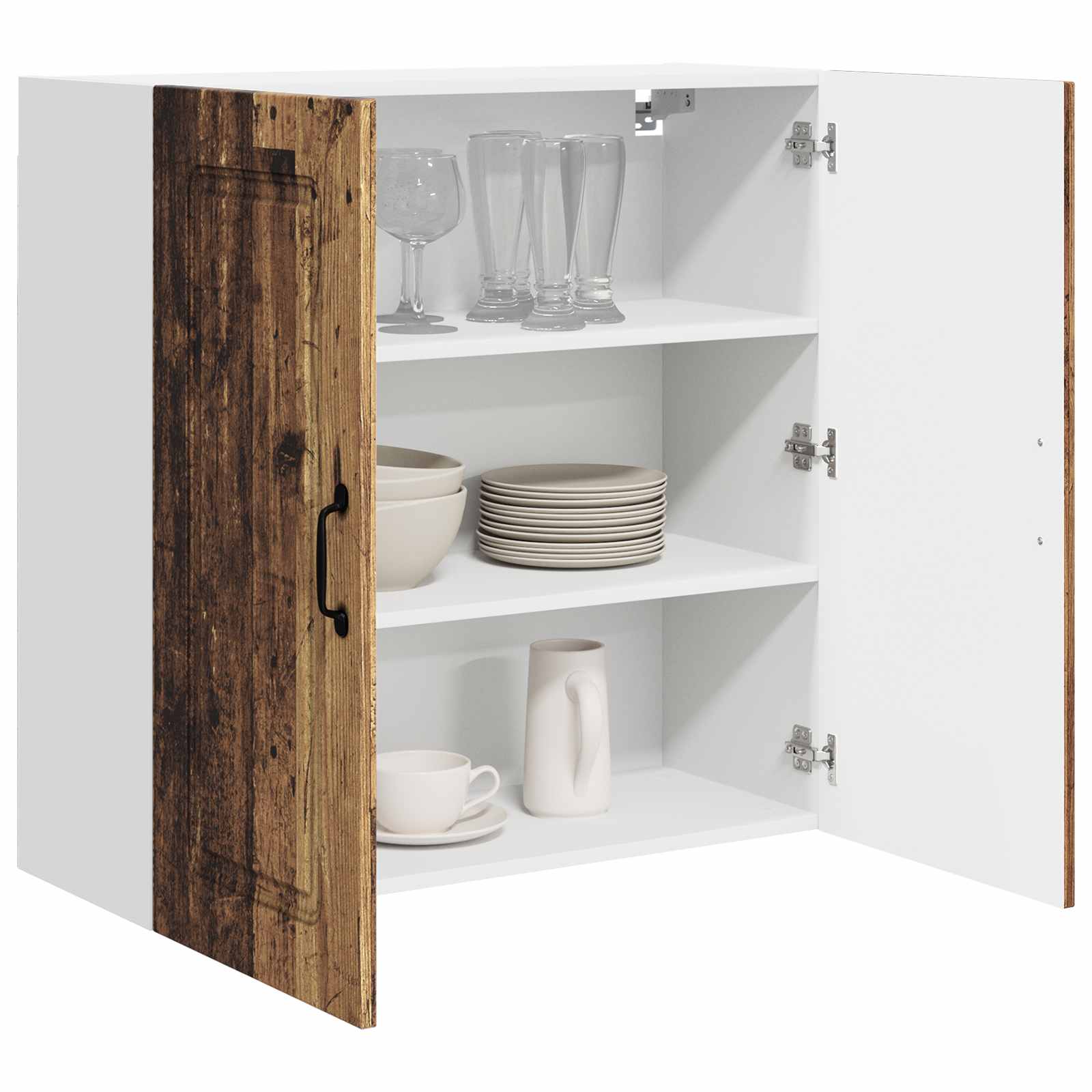 Vaatwasserpaneel Kalmar Oudhout 80 x 31 x 80 cm Bewerkt hout is nu te koop bij PeponiXL, paradijselijk wonen!