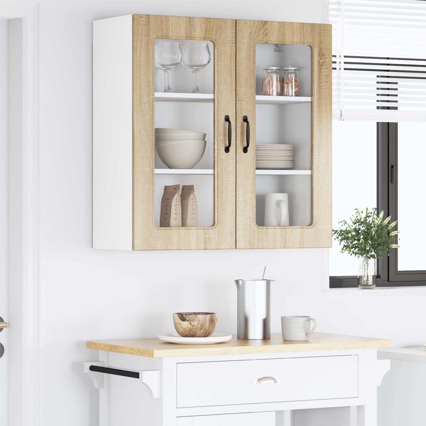Vaatwasserpaneel met opslag Kalmar Sonoma Eiken 80 x 31 x 80 cm is nu te koop bij PeponiXL, paradijselijk wonen!