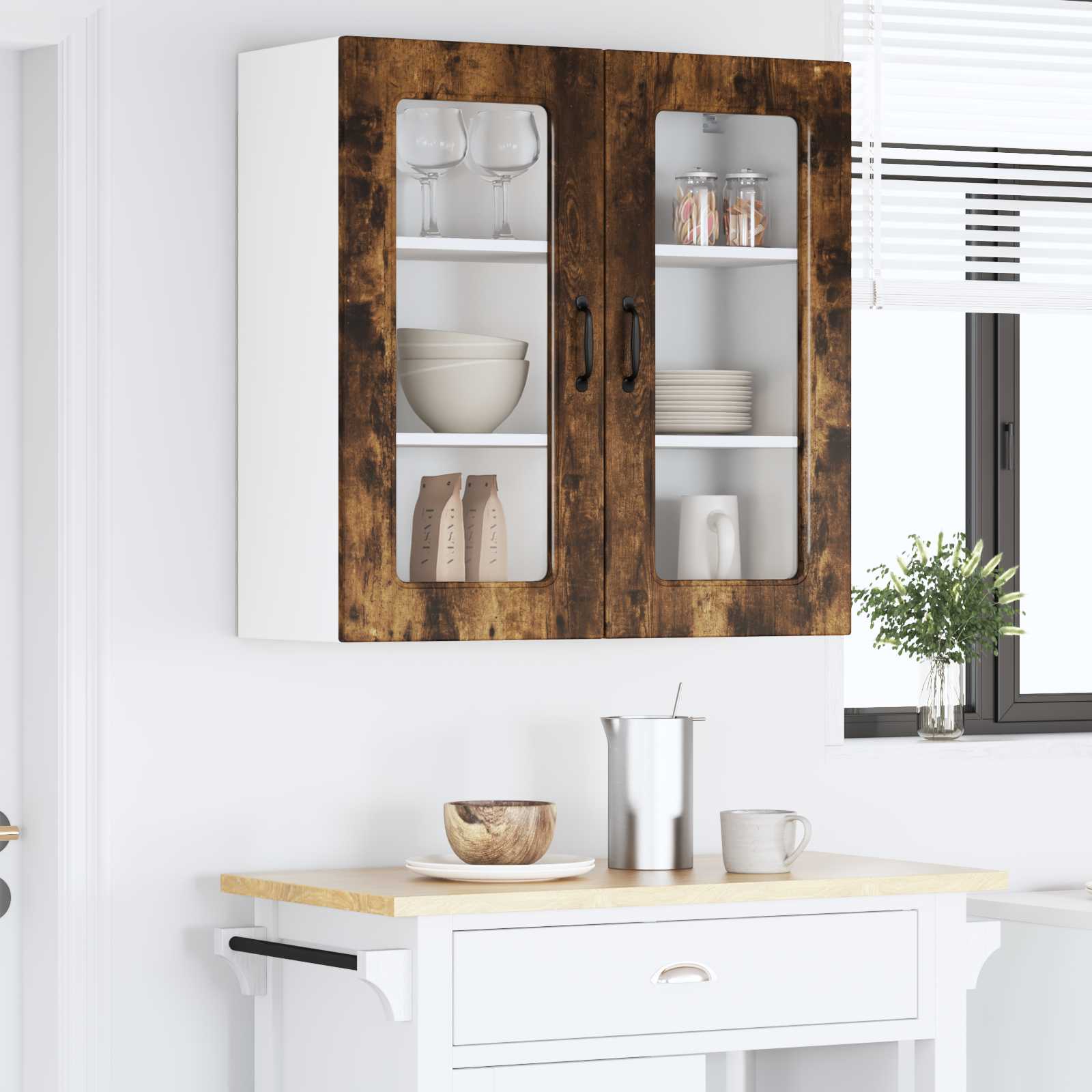 Vaatwasserpaneel Kalmar Gerookt eiken 80 x 31 x 80 cm is nu te koop bij PeponiXL, paradijselijk wonen!