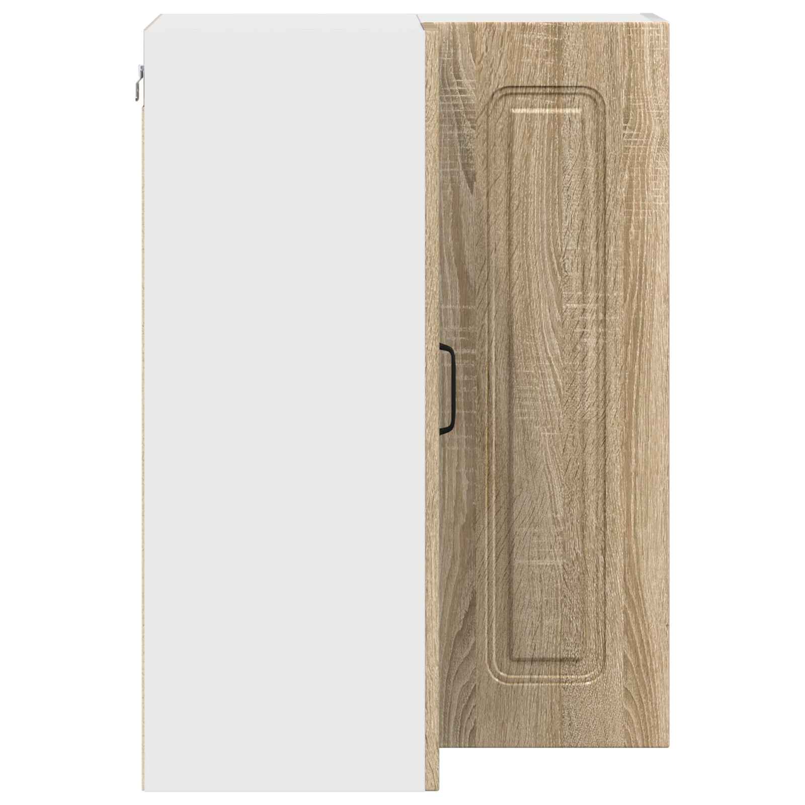 Keukenkast Kalmar Sonoma Eiken 57 x 57 x 80 cm Bewerkt hout is nu te koop bij PeponiXL, paradijselijk wonen!