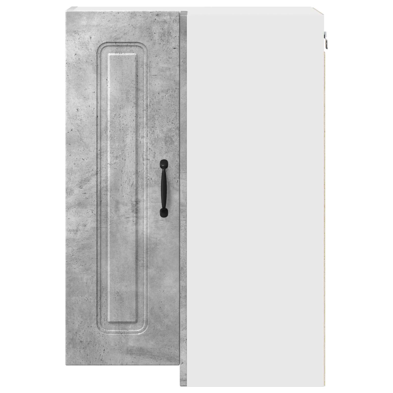 Keukenkast Kalmar Beton Grijs 57 x 57 x 80 cm Bewerkt hout is nu te koop bij PeponiXL, paradijselijk wonen!