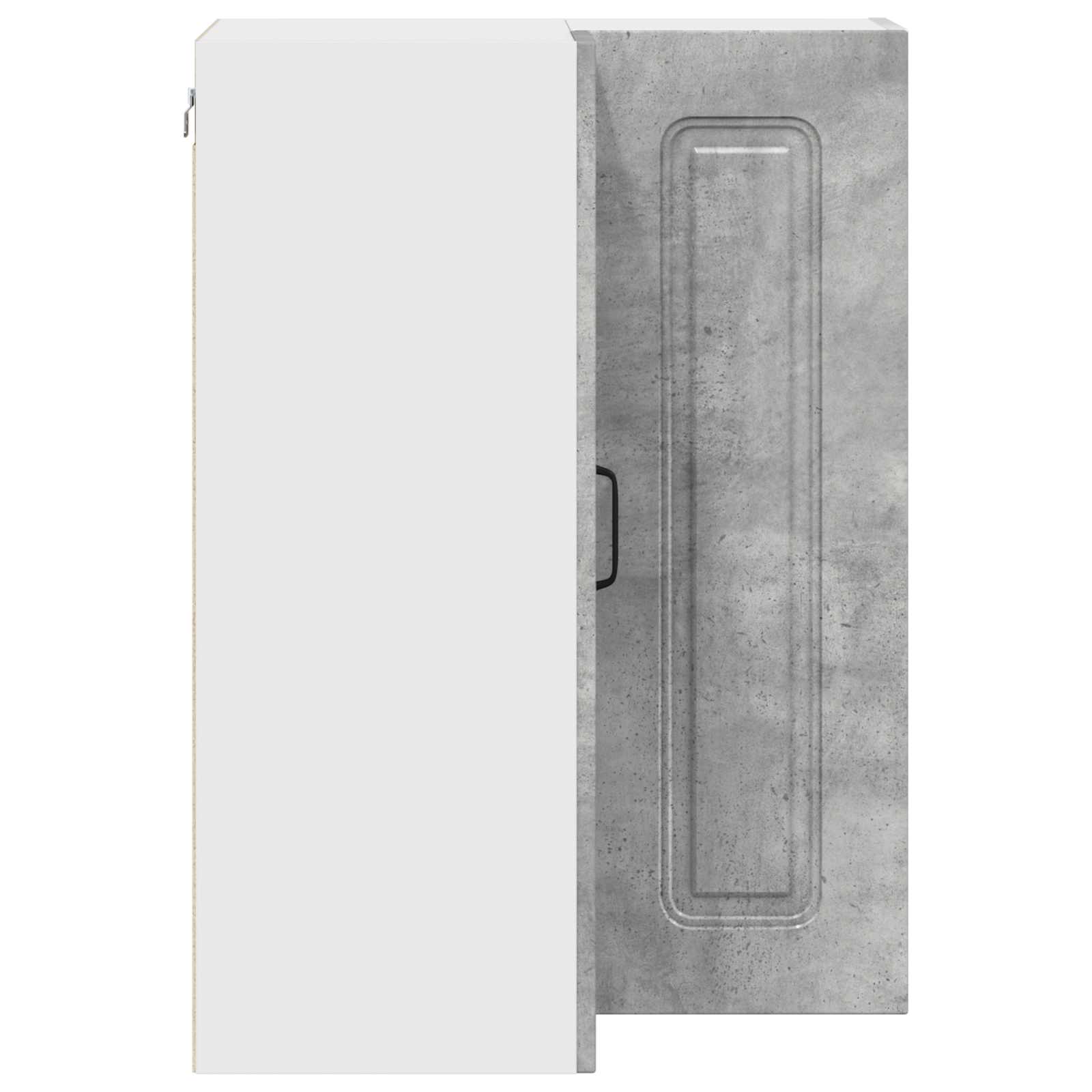 Keukenkast Kalmar Beton Grijs 57 x 57 x 80 cm Bewerkt hout is nu te koop bij PeponiXL, paradijselijk wonen!