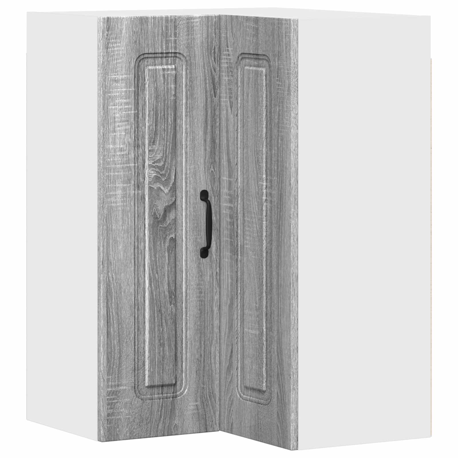 Keukenkast Kalmar Grijs Sonoma 57 x 57 x 80 cm Bewerkt hout is nu te koop bij PeponiXL, paradijselijk wonen!