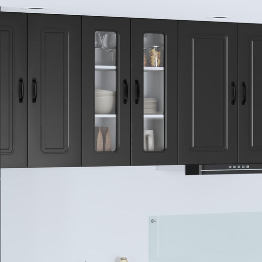 Vaatwasserpaneel Kalmar Zwart 60 x 31 x 80 cm Bewerkt hout is nu te koop bij PeponiXL, paradijselijk wonen!