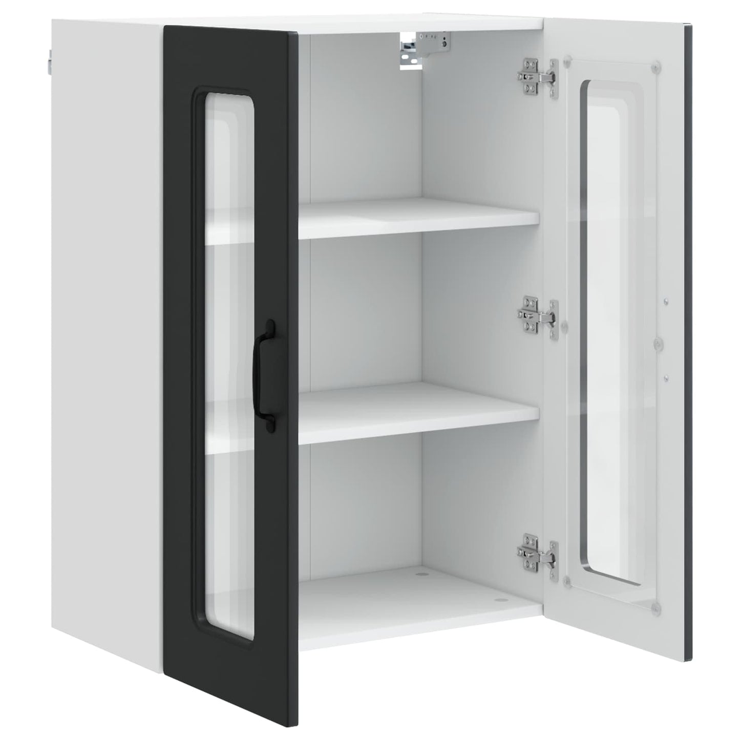 Keukenkast met opslag Kalmar Zwart 60 x 31 x 80 cm Bewerkt hout is nu te koop bij PeponiXL, paradijselijk wonen!