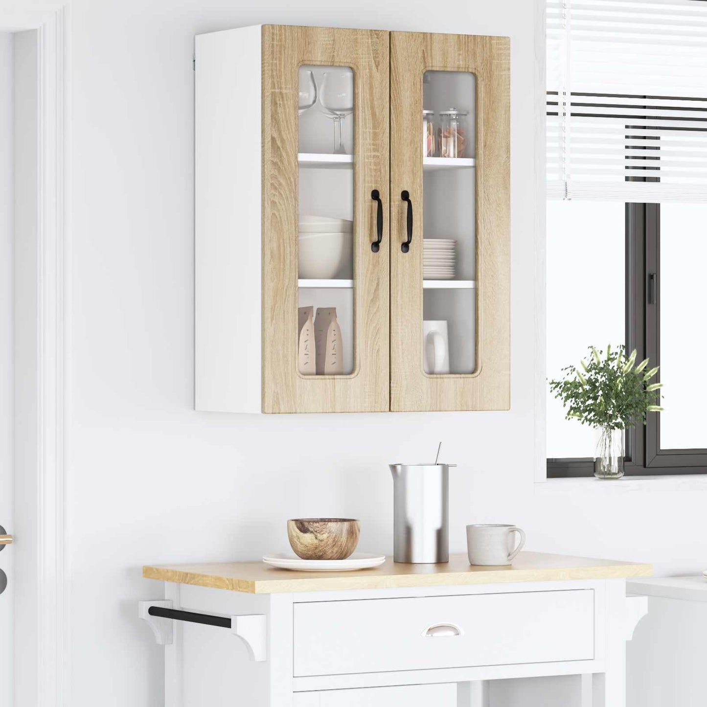 Vaatwasserpaneel met opslag Kalmar Sonoma Eiken 60 x 31 x 80 cm is nu te koop bij PeponiXL, paradijselijk wonen!