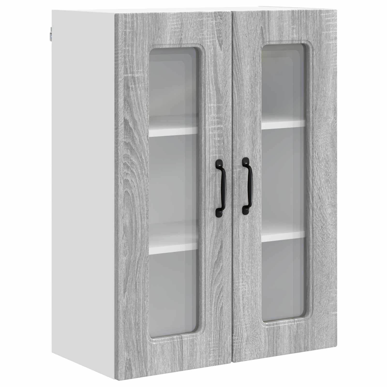 Keukenkast Kalmar Grijs Sonoma 60 x 31 x 80 cm Bewerkt hout is nu te koop bij PeponiXL, paradijselijk wonen!