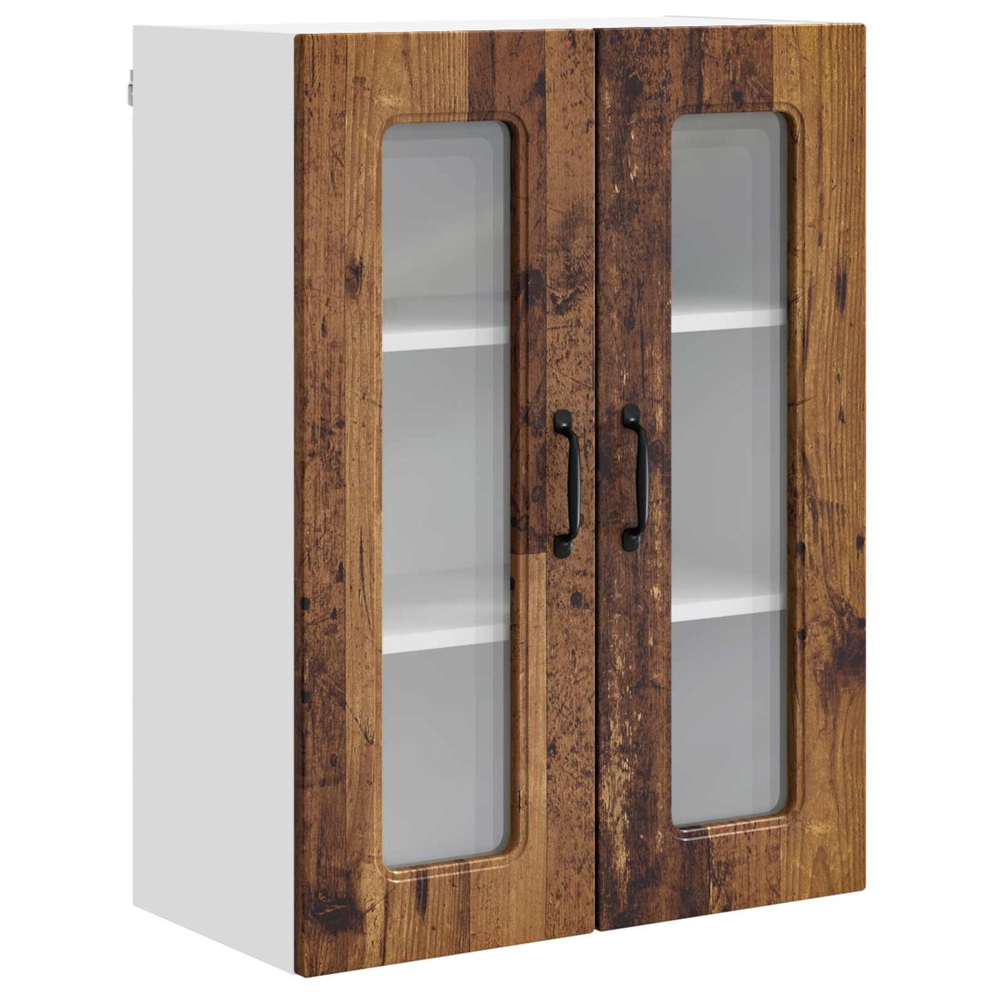 Keukenkast Kalmar Oudhout 60 x 31 x 80 cm Bewerkt hout is nu te koop bij PeponiXL, paradijselijk wonen!