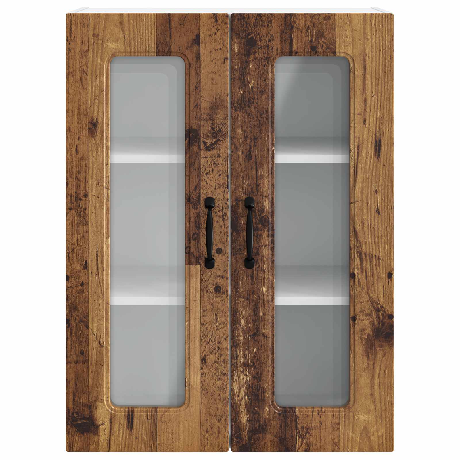 Keukenkast Kalmar Oudhout 60 x 31 x 80 cm Bewerkt hout is nu te koop bij PeponiXL, paradijselijk wonen!