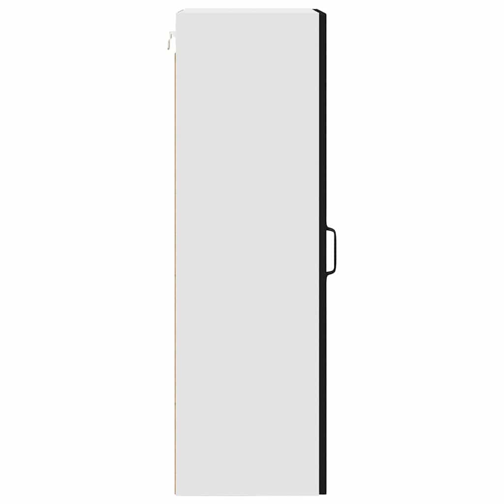 Keukenkast Kalmar Zwart 40 x 31 x 100 cm Bewerkt hout is nu te koop bij PeponiXL, paradijselijk wonen!