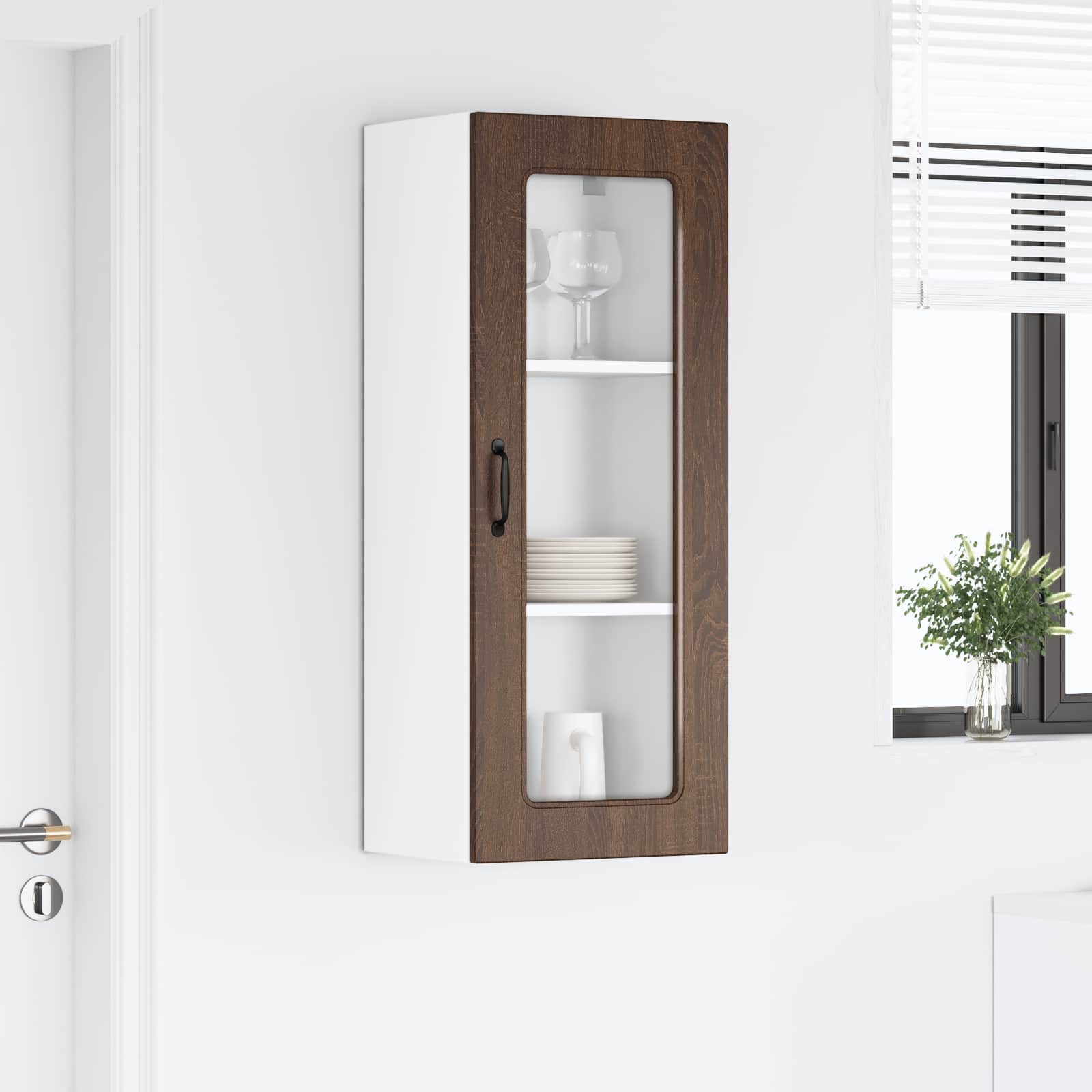 Vaatwasserpaneel met opslag Kalmar Bruin Eiken 40 x 31 x 100 cm is nu te koop bij PeponiXL, paradijselijk wonen!