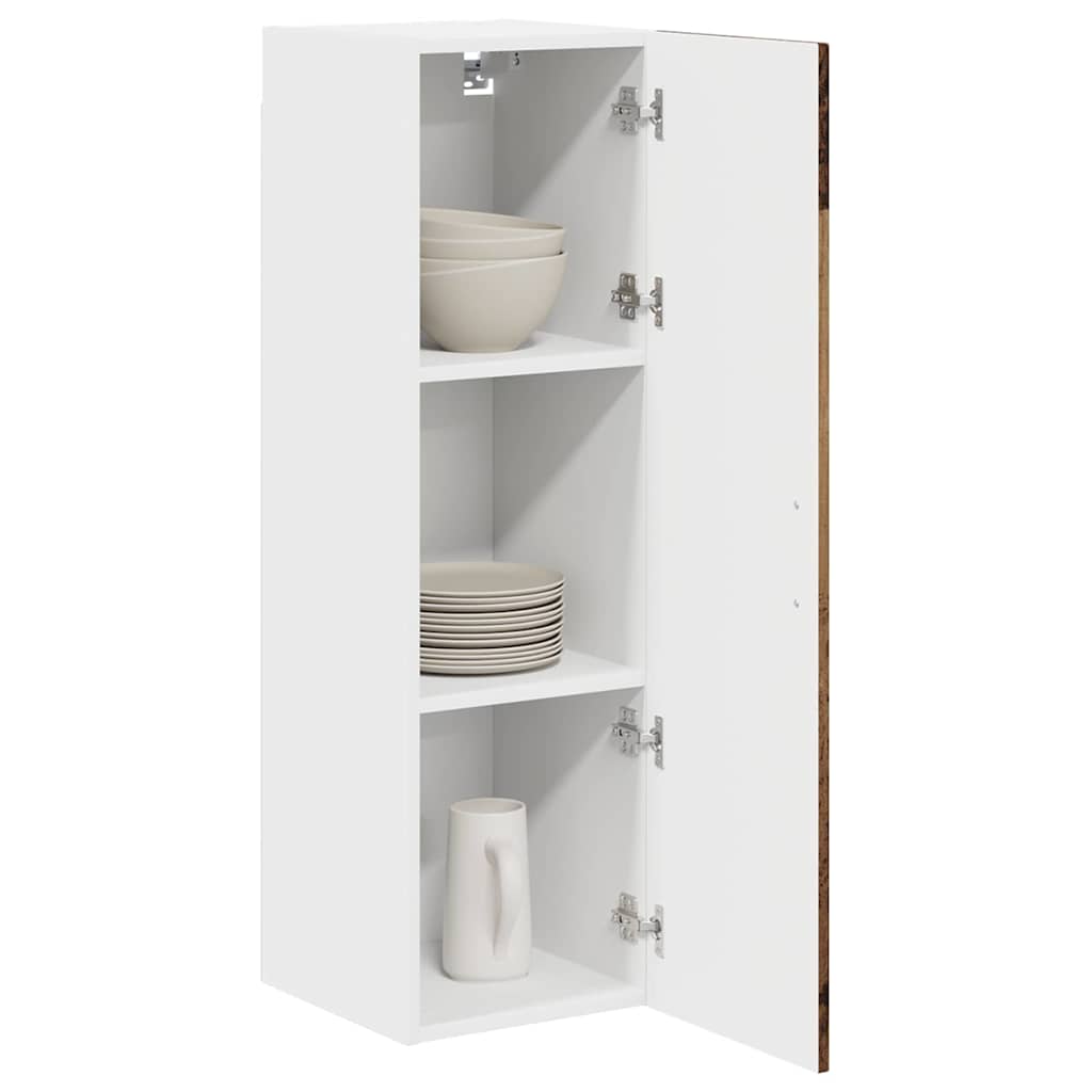 Keukenkast Kalmar Oudhout 30 x 31 x 100 cm Bewerkt hout is nu te koop bij PeponiXL, paradijselijk wonen!