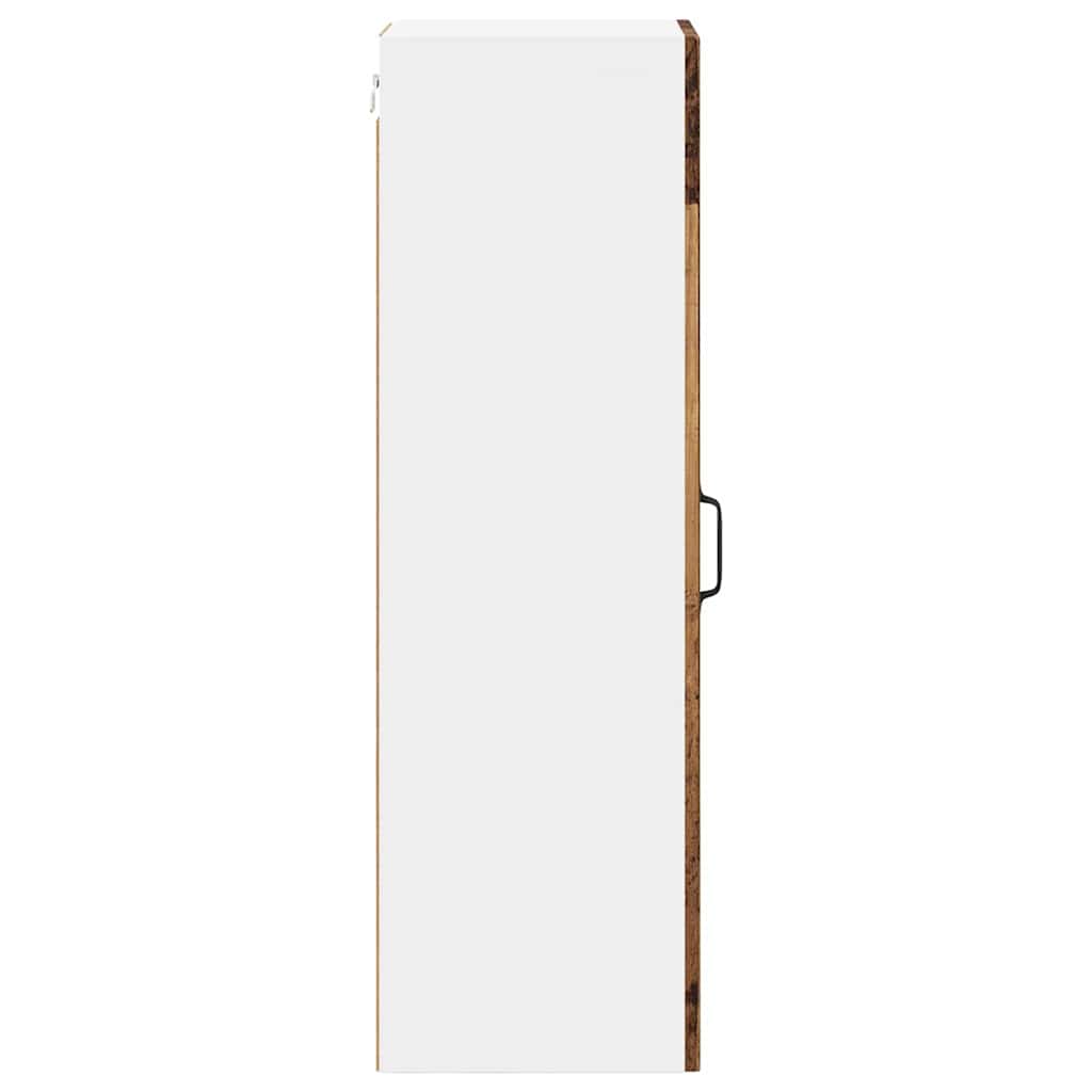 Keukenkast Kalmar Oudhout 30 x 31 x 100 cm Bewerkt hout is nu te koop bij PeponiXL, paradijselijk wonen!