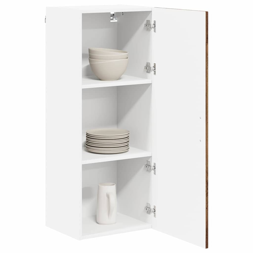 Keukenkast Kalmar Oudhout 40 x 31 x 100 cm Bewerkt hout is nu te koop bij PeponiXL, paradijselijk wonen!