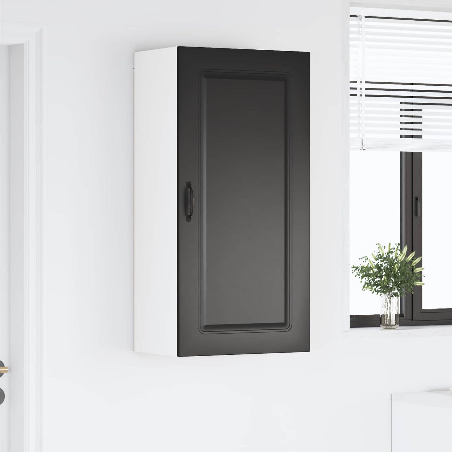 Vaatwasserpaneel Kalmar Zwart 50 x 31 x 100 cm Bewerkt hout is nu te koop bij PeponiXL, paradijselijk wonen!