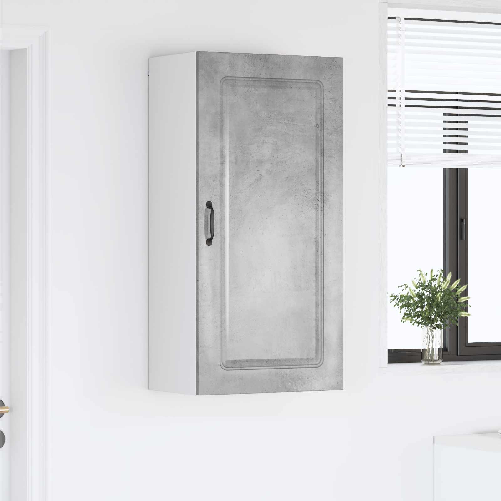 Vaatwasserpaneel met opslag Kalmar Beton Grijs 50 x 31 x 100 cm is nu te koop bij PeponiXL, paradijselijk wonen!