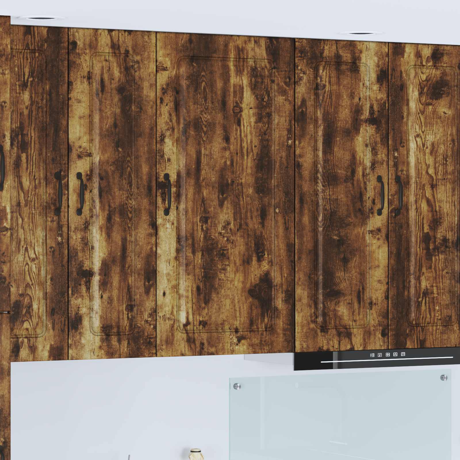 Keukenkast Kalmar Gerookt eiken 50 x 31 x 100 cm Bewerkt hout is nu te koop bij PeponiXL, paradijselijk wonen!