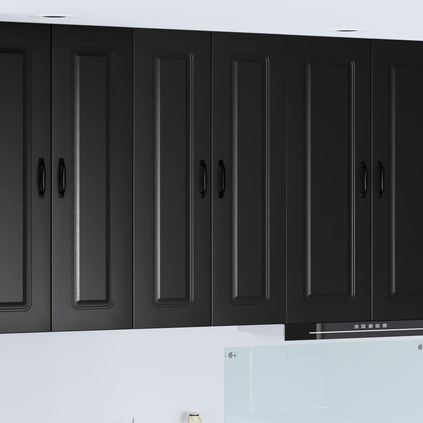 Vaatwasserpaneel Kalmar Zwart 60 x 31 x 100 cm Bewerkt hout is nu te koop bij PeponiXL, paradijselijk wonen!