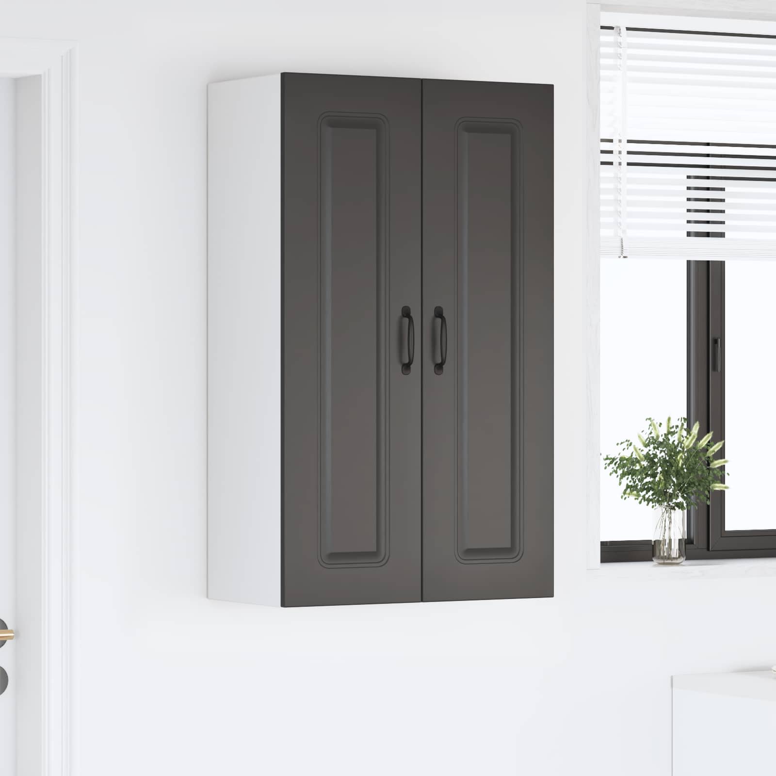 Vaatwasserpaneel Kalmar Zwart 60 x 31 x 100 cm Bewerkt hout is nu te koop bij PeponiXL, paradijselijk wonen!