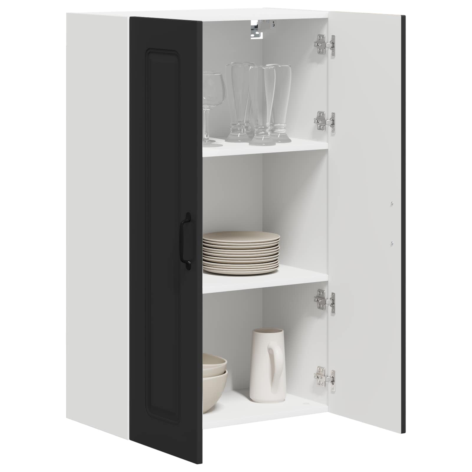 Vaatwasserpaneel Kalmar Zwart 60 x 31 x 100 cm Bewerkt hout is nu te koop bij PeponiXL, paradijselijk wonen!