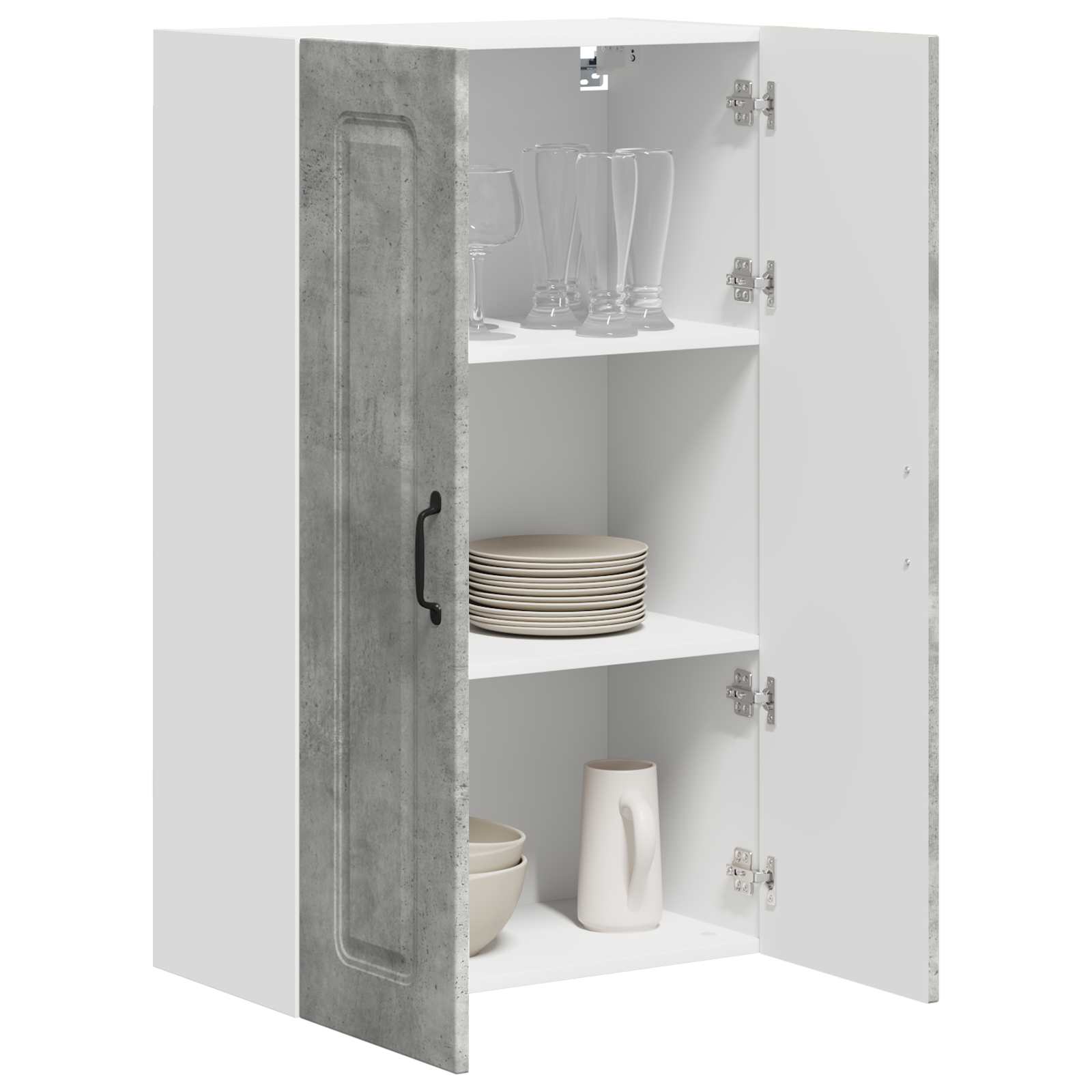 Vaatwasserpaneel met opslag Kalmar Beton Grijs 60 x 31 x 100 cm is nu te koop bij PeponiXL, paradijselijk wonen!