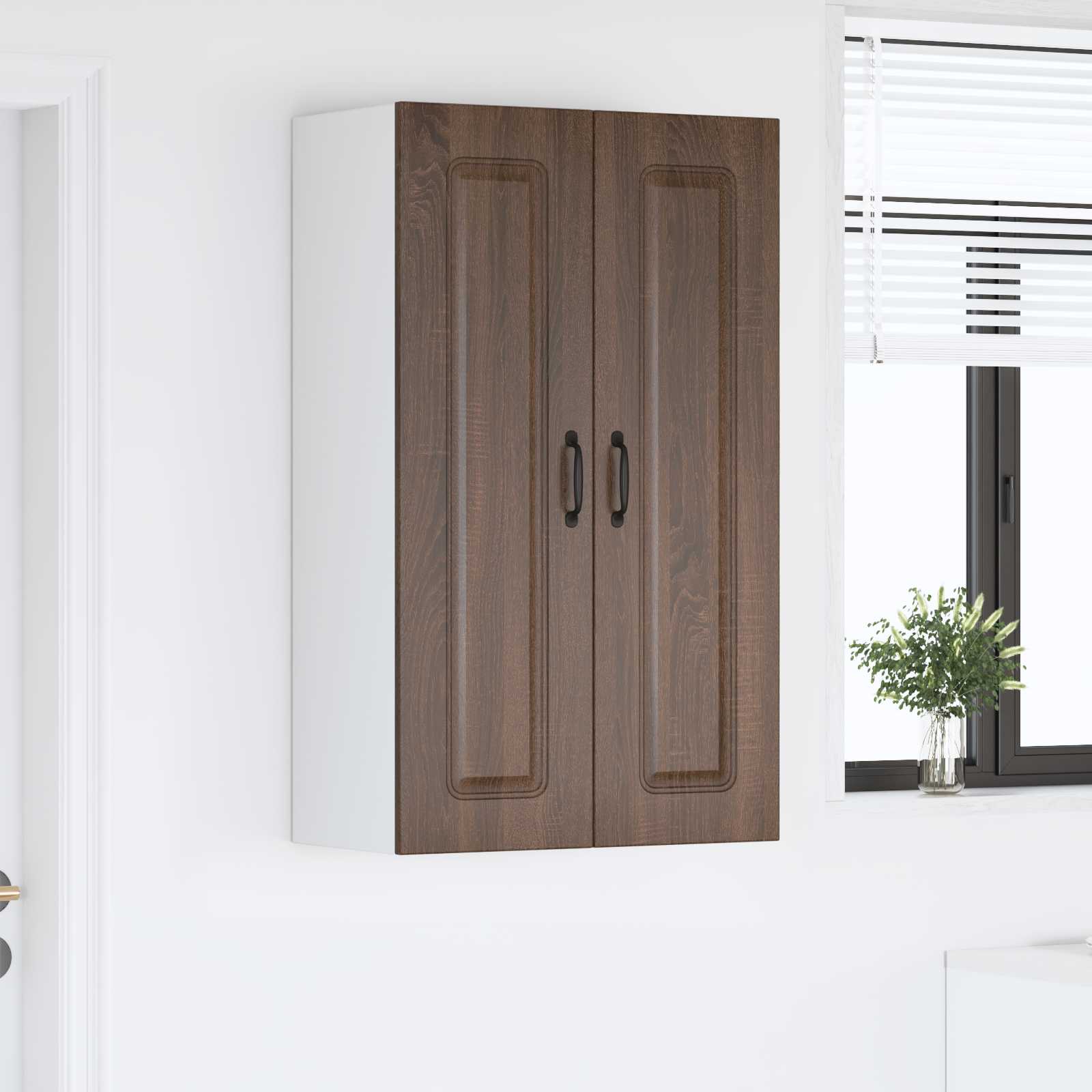 Vaatwasserpaneel met opslag Kalmar Bruin Eiken 60 x 31 x 100 cm is nu te koop bij PeponiXL, paradijselijk wonen!