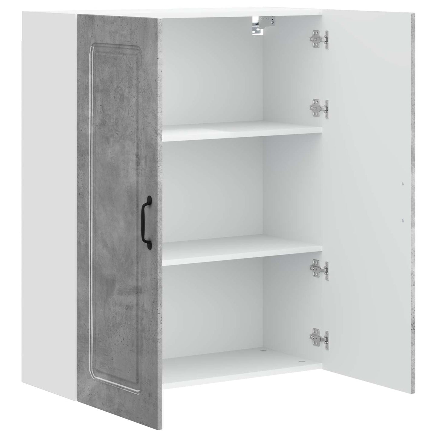 Keukenkast Kalmar Beton Grijs 80 x 31 x 100 cm Bewerkt hout is nu te koop bij PeponiXL, paradijselijk wonen!