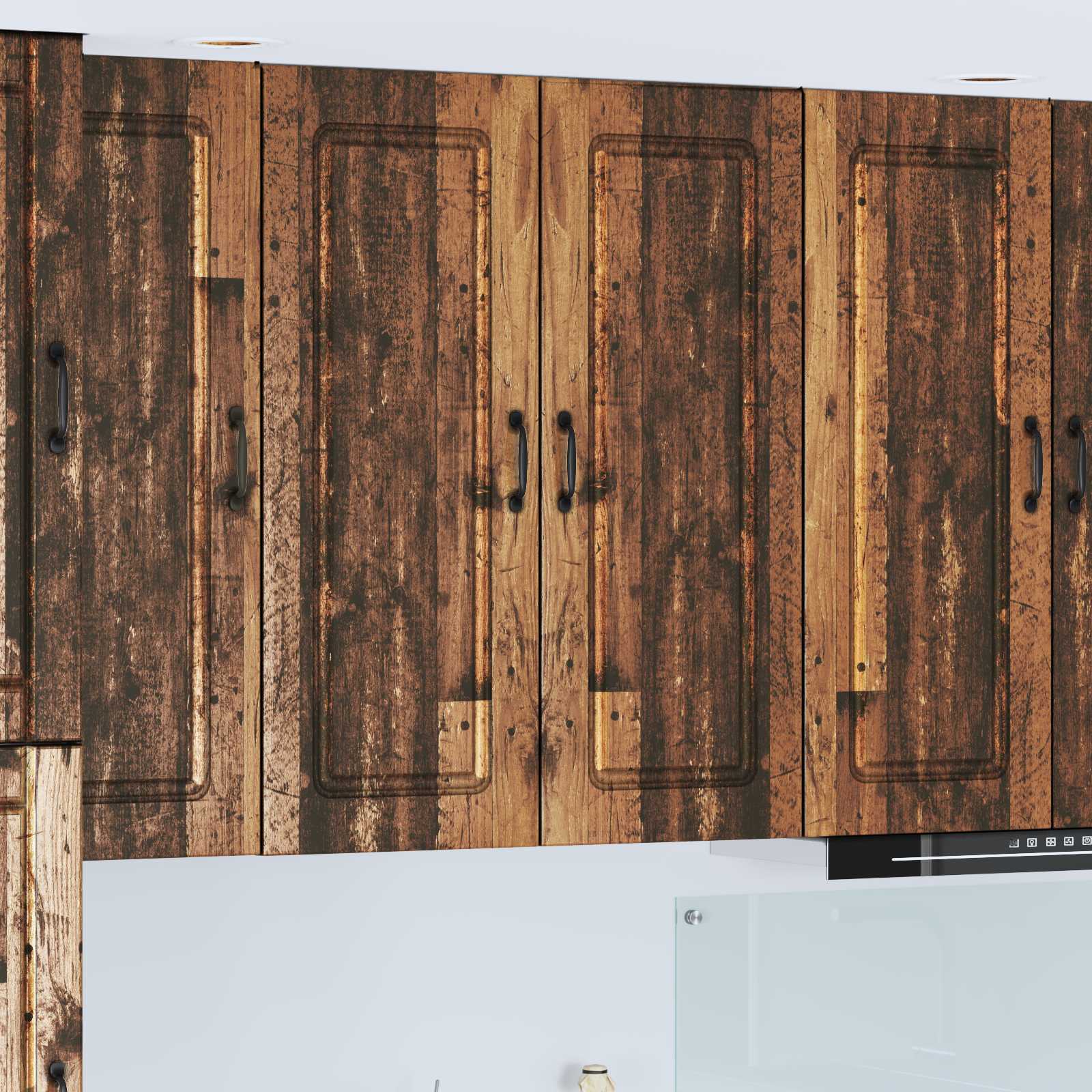 Vaatwasserpaneel Kalmar Oudhout 80 x 31 x 100 cm Bewerkt hout is nu te koop bij PeponiXL, paradijselijk wonen!