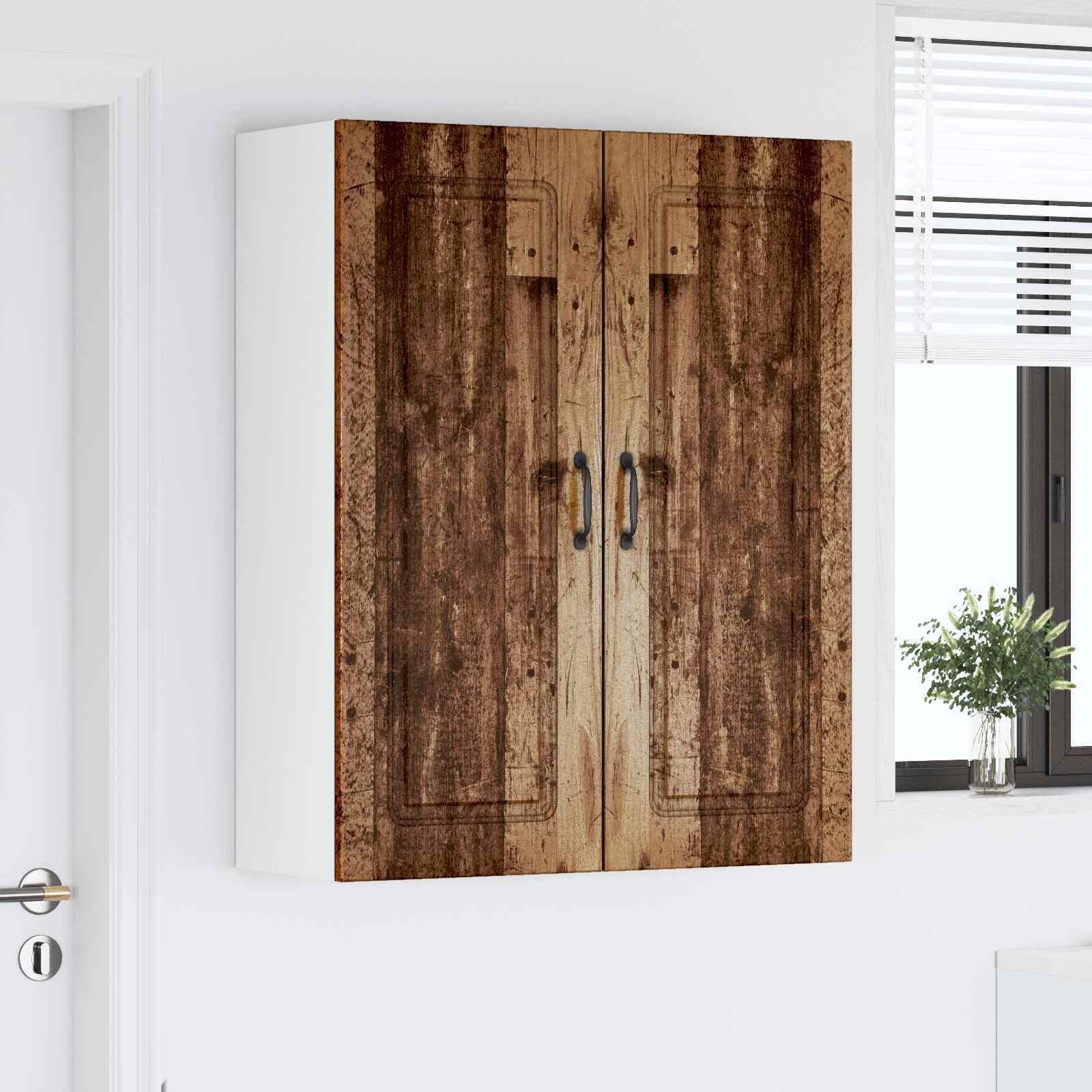 Vaatwasserpaneel Kalmar Oudhout 80 x 31 x 100 cm Bewerkt hout is nu te koop bij PeponiXL, paradijselijk wonen!