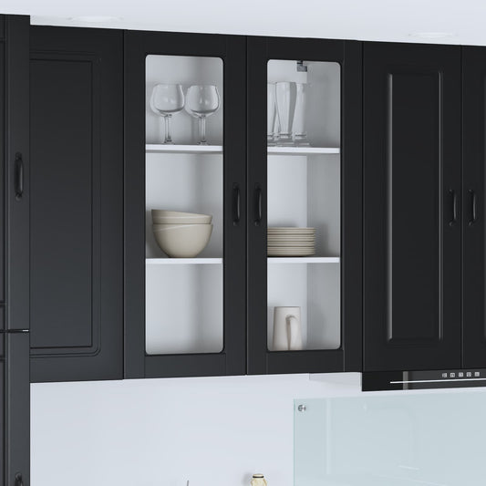 Vaatwasserpaneel Kalmar Zwart 80 x 31 x 100 cm Bewerkt hout is nu te koop bij PeponiXL, paradijselijk wonen!