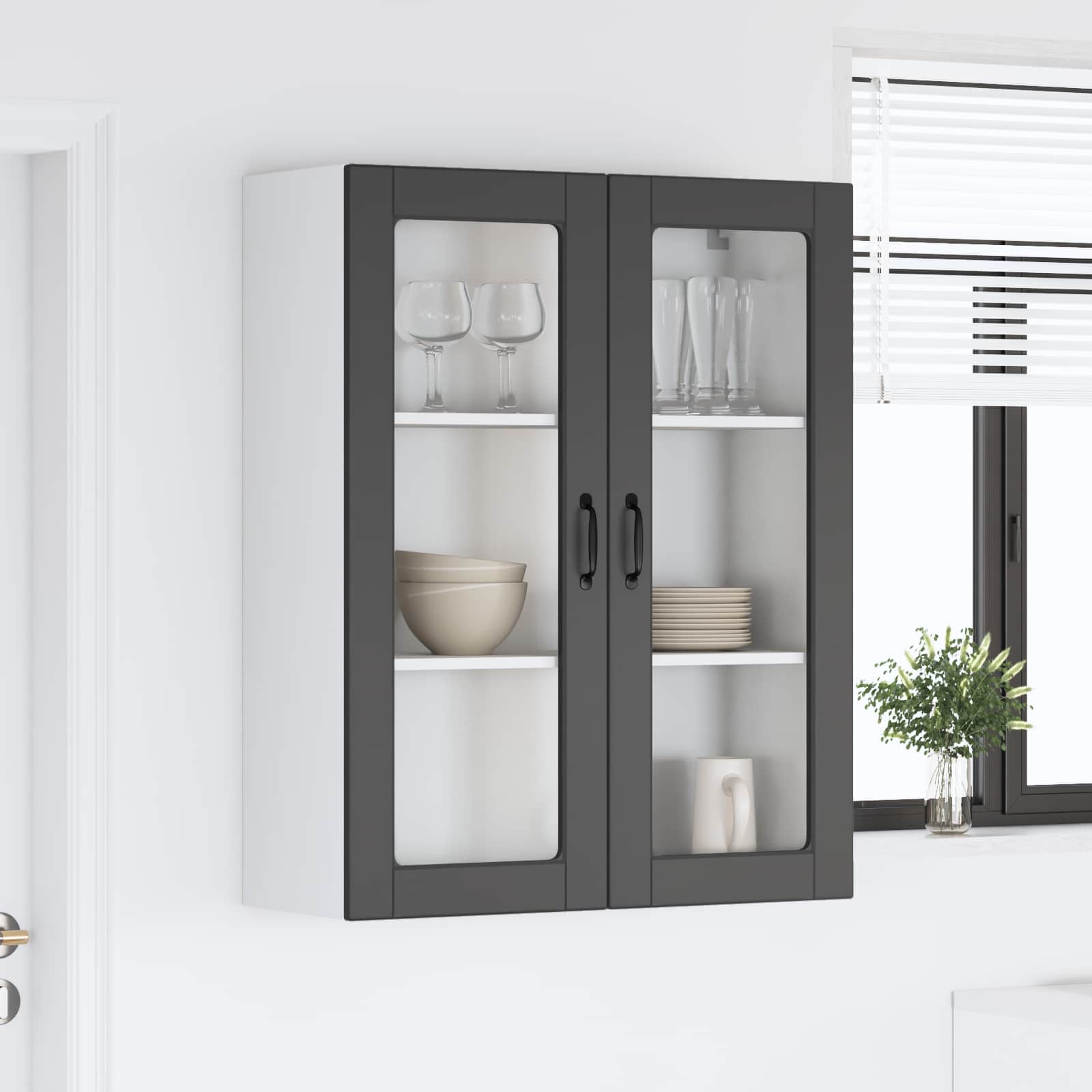 Vaatwasserpaneel Kalmar Zwart 80 x 31 x 100 cm Bewerkt hout is nu te koop bij PeponiXL, paradijselijk wonen!