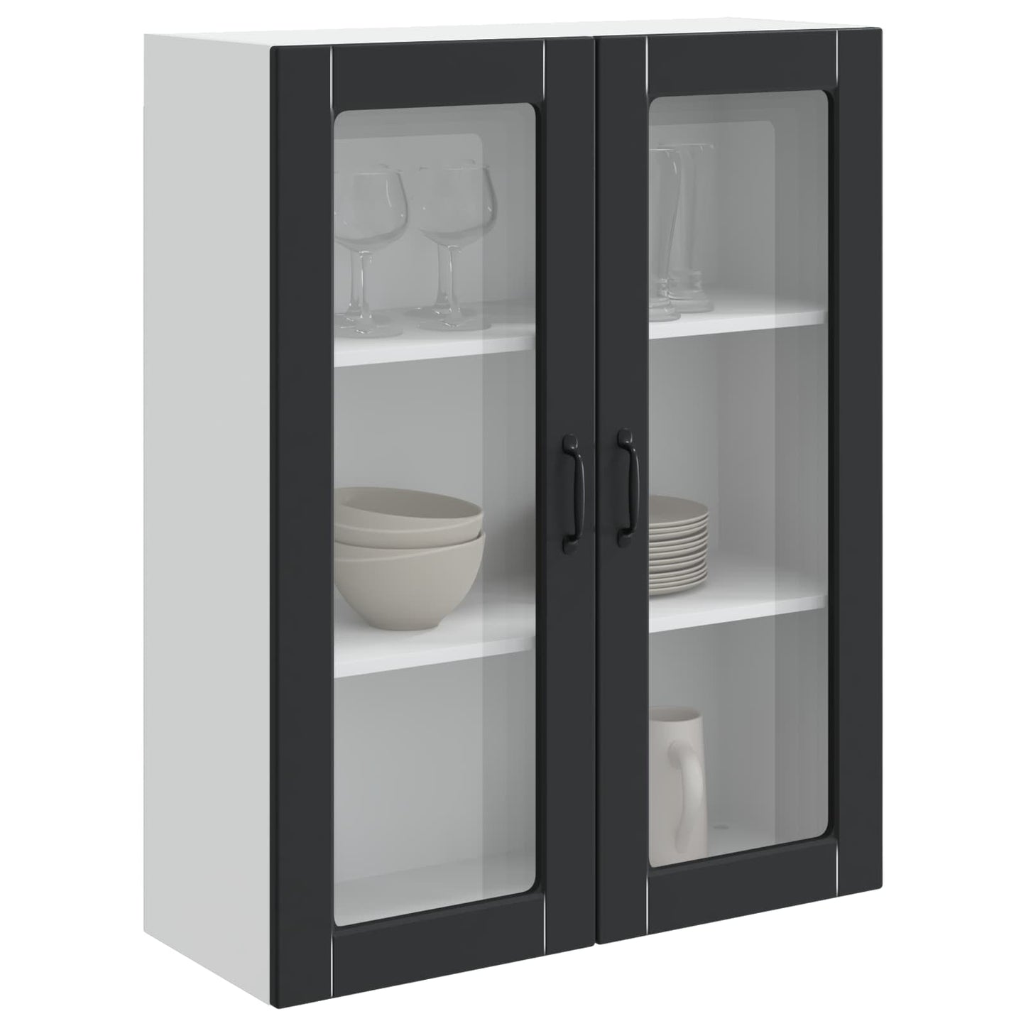 Vaatwasserpaneel Kalmar Zwart 80 x 31 x 100 cm Bewerkt hout is nu te koop bij PeponiXL, paradijselijk wonen!