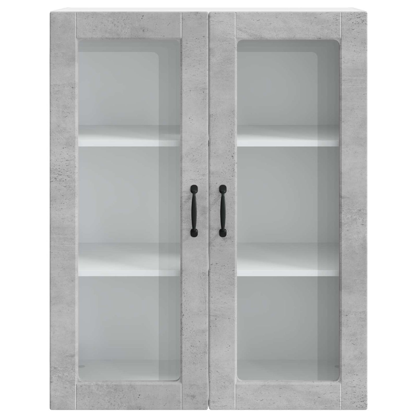 Keukenkast Kalmar Beton Grijs 80 x 31 x 100 cm Bewerkt hout is nu te koop bij PeponiXL, paradijselijk wonen!