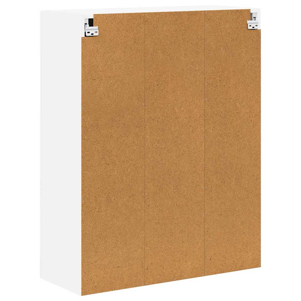 Keukenkast Kalmar Hoogglans wit 80 x 31 x 100 cm Bewerkt hout is nu te koop bij PeponiXL, paradijselijk wonen!