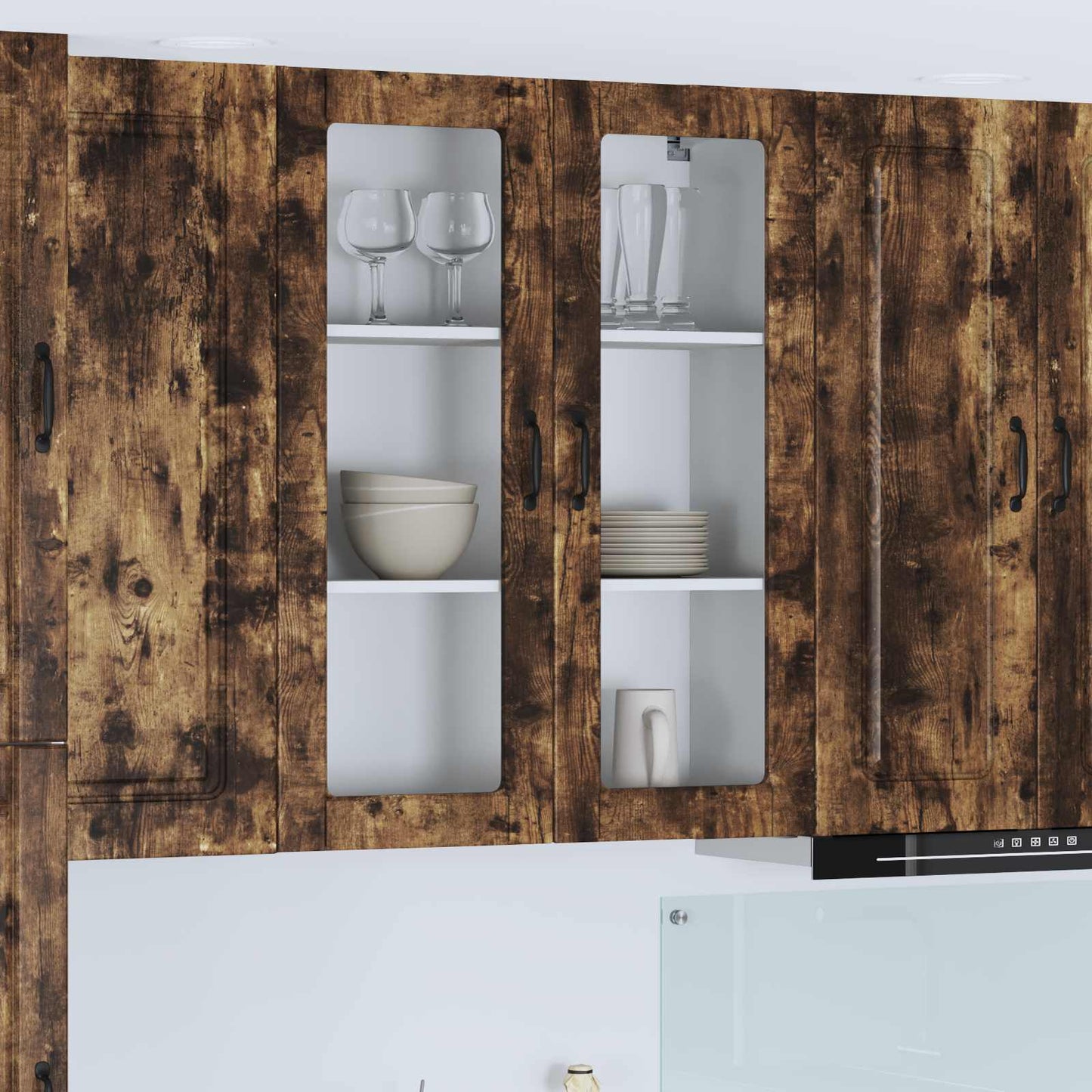 Vaatwasserpaneel Kalmar Gerookt eiken 80 x 31 x 100 cm is nu te koop bij PeponiXL, paradijselijk wonen!