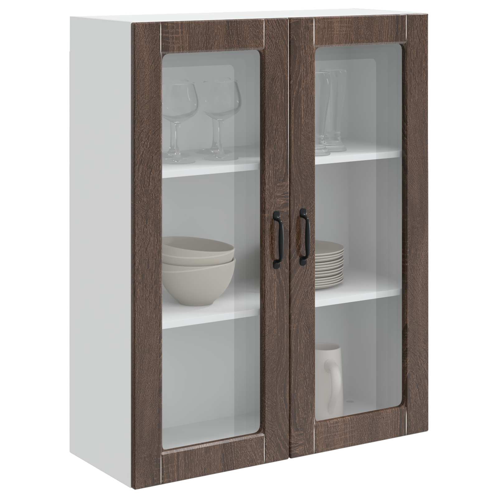 Vaatwasserpaneel met opslag Kalmar Bruin Eiken 80 x 31 x 100 cm is nu te koop bij PeponiXL, paradijselijk wonen!