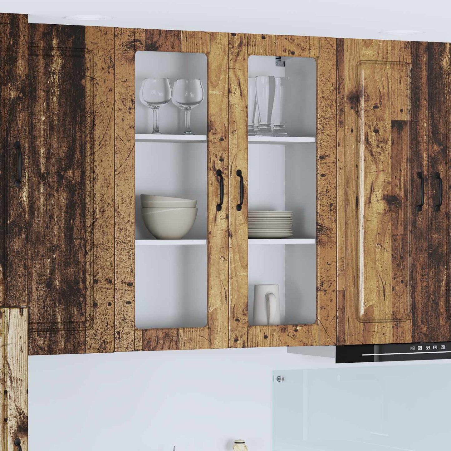 Vaatwasserpaneel Kalmar Oudhout 80 x 31 x 100 cm Bewerkt hout is nu te koop bij PeponiXL, paradijselijk wonen!