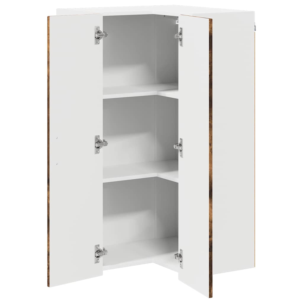 Keukenkast Kalmar Gerookt eiken 57 x 57 x 100 cm Bewerkt hout is nu te koop bij PeponiXL, paradijselijk wonen!