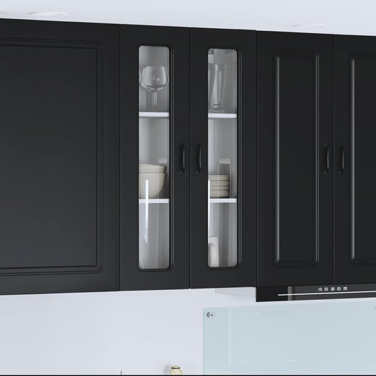 Vaatwasserpaneel Kalmar Zwart 60 x 31 x 100 cm Bewerkt hout is nu te koop bij PeponiXL, paradijselijk wonen!