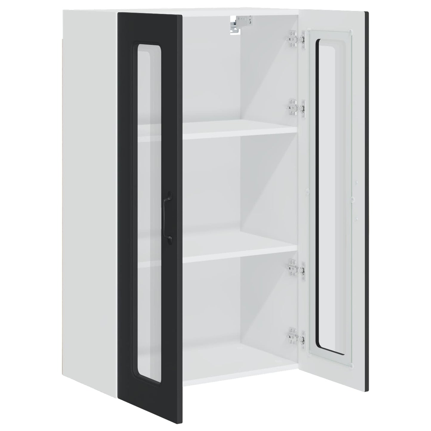 Keukenkast Kalmar Zwart 60 x 31 x 100 cm Bewerkt hout is nu te koop bij PeponiXL, paradijselijk wonen!