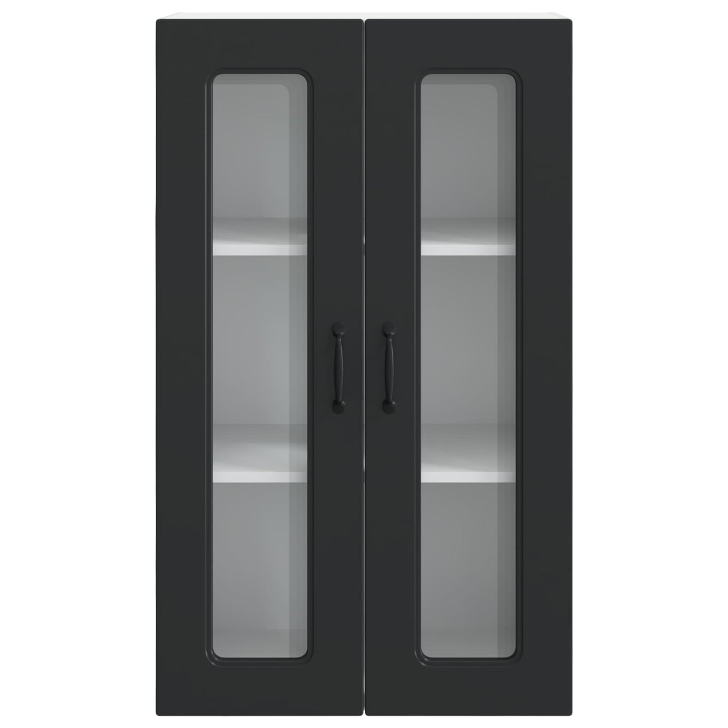 Keukenkast Kalmar Zwart 60 x 31 x 100 cm Bewerkt hout is nu te koop bij PeponiXL, paradijselijk wonen!