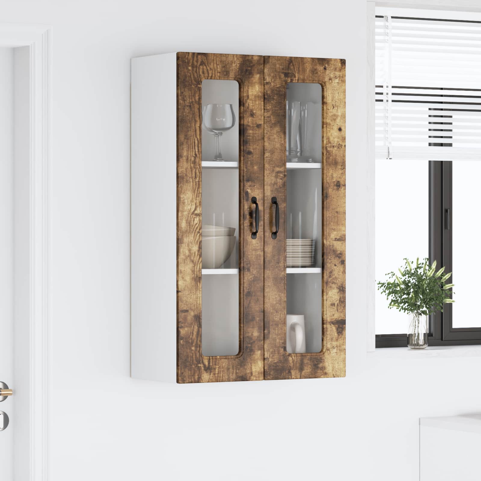 Vaatwasserpaneel Kalmar Gerookt eiken 60 x 31 x 100 cm is nu te koop bij PeponiXL, paradijselijk wonen!