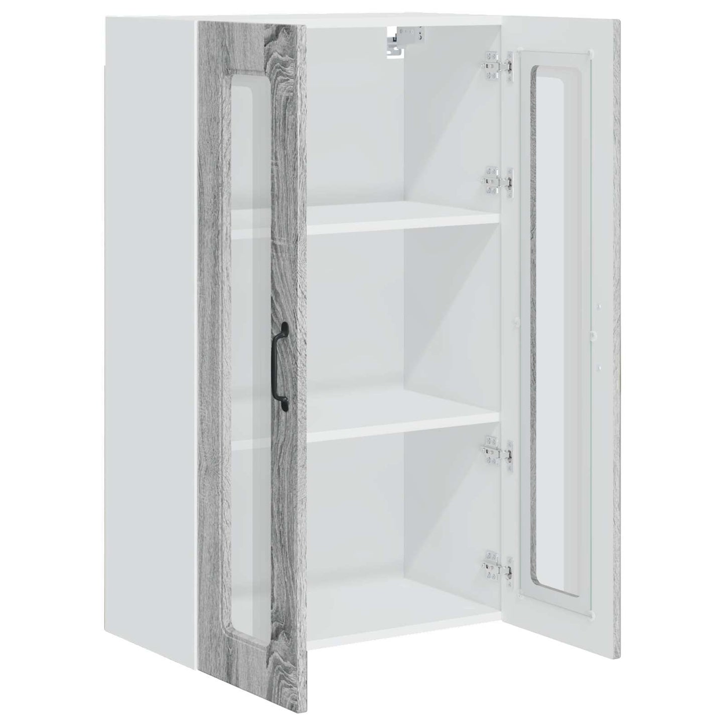 Keukenkast Kalmar Grijs Sonoma 60 x 31 x 100 cm Bewerkt hout is nu te koop bij PeponiXL, paradijselijk wonen!