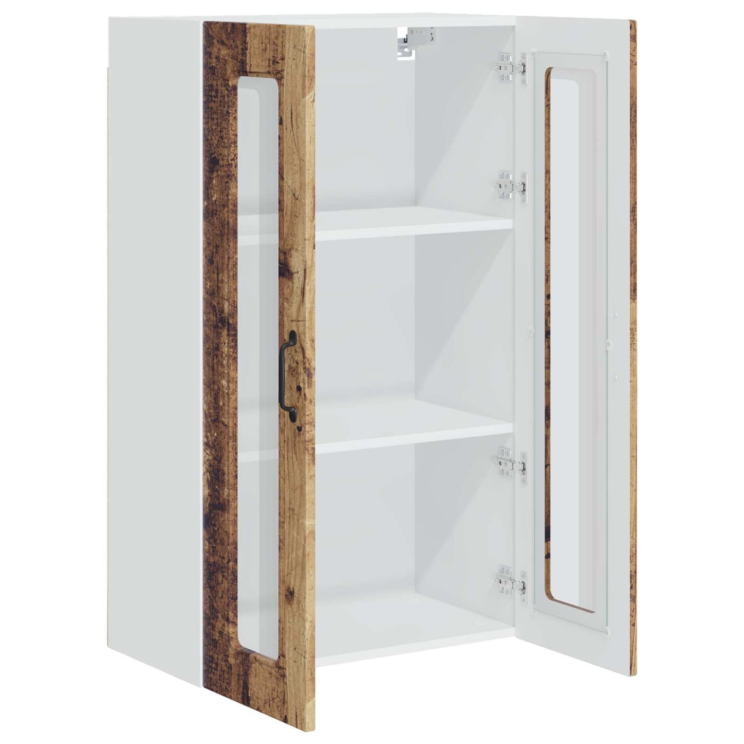 Keukenkast Kalmar Oudhout 60 x 31 x 100 cm Bewerkt hout is nu te koop bij PeponiXL, paradijselijk wonen!