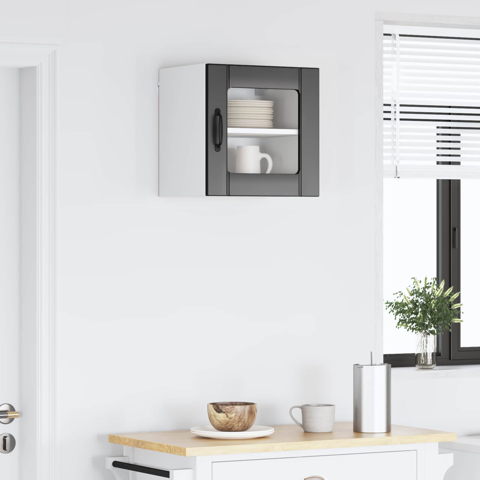 Vaatwasserpaneel Lucca Zwart 40 x 31 x 40 cm Bewerkt hout is nu te koop bij PeponiXL, paradijselijk wonen!