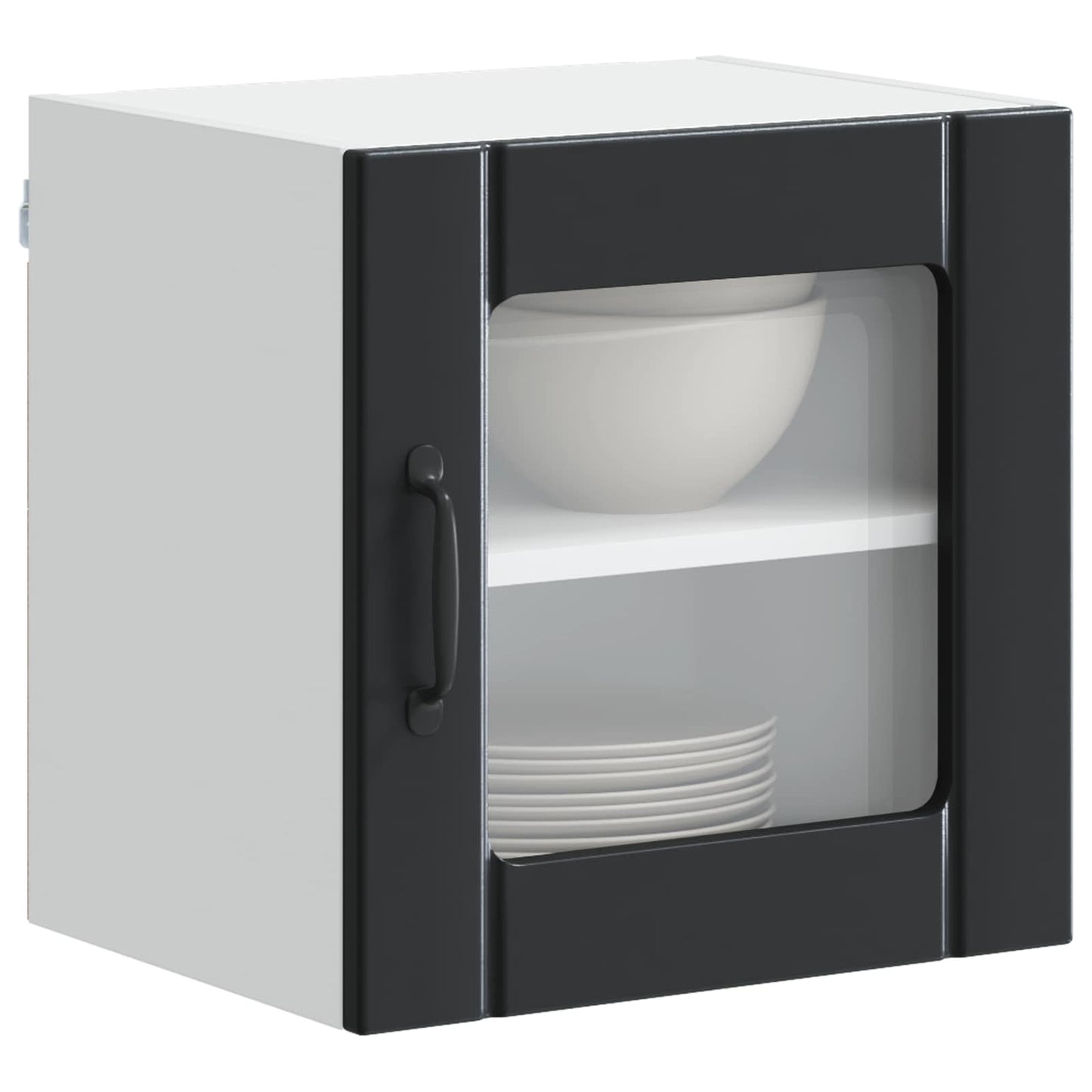 Vaatwasserpaneel Lucca 2 pcs Zwart 40 x 31 x 40 cm Bewerkt hout is nu te koop bij PeponiXL, paradijselijk wonen!