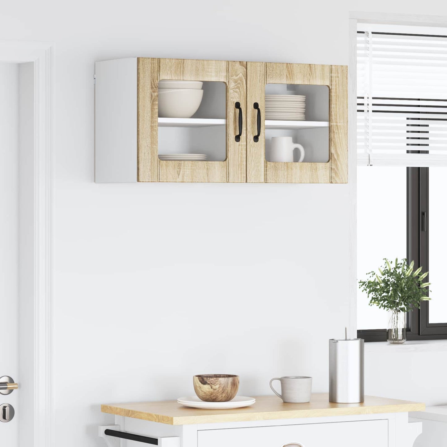 Vaatwasserpaneel Lucca 2 pcs Sonoma Eiken 40 x 31 x 40 cm is nu te koop bij PeponiXL, paradijselijk wonen!